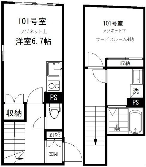 【間取り】 | 代々幡Base