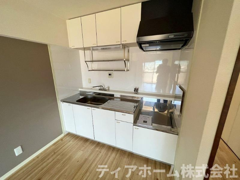 大和高田市田井新町の賃貸マンションのキッチン