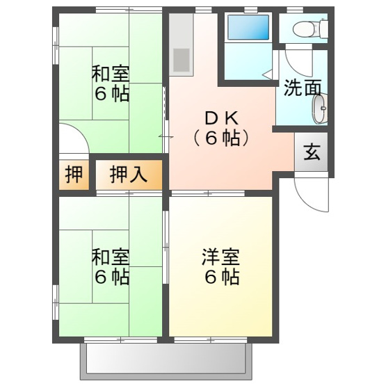 【間取り】 | フローラル立花
