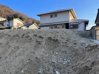 交野市私市山手4丁目　土地の外観