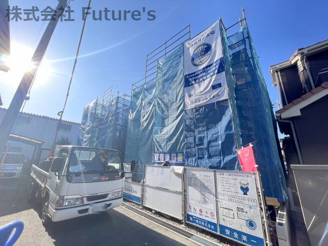 三郷市鷹野5丁目　新築戸建　全2棟　2号棟の外観|現地の写真になります。