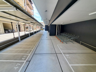 【駐車場】 | エステムコート新大阪XVフロウ | 敷地内駐輪場です。