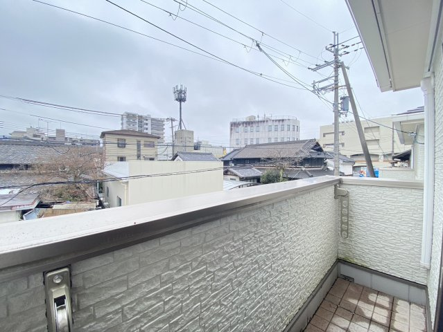 【バルコニー】 | 柏原市国分本町戸建貸家　B棟