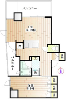 【間取り】 | ラ メゾン ブランシュ