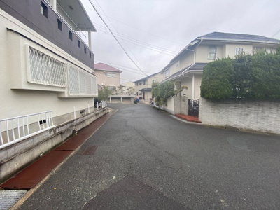 【前面道路含む現地写真】 | 神戸市垂水区つつじが丘7丁目　新築戸建　仲介手数料無料！ | 前面道路含む現地写真です