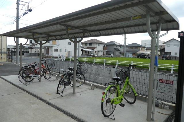 総社市駅南１丁目の賃貸マンションのその他共用部分|駐輪場