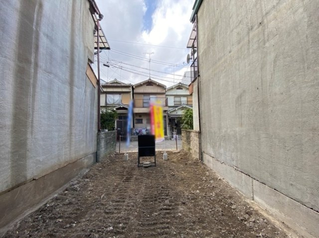 梅津構口町　建築条件付土地の外観