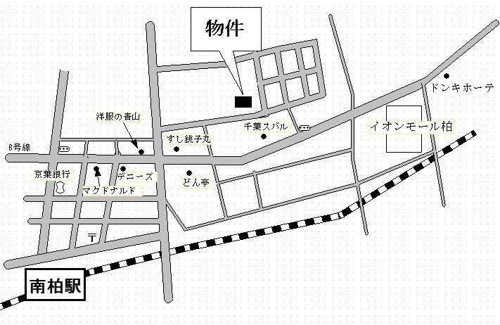 メゾネットプラザ南柏７号棟の地図