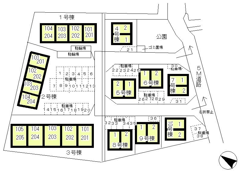 メゾネットプラザ南柏７号棟のその他共用部分