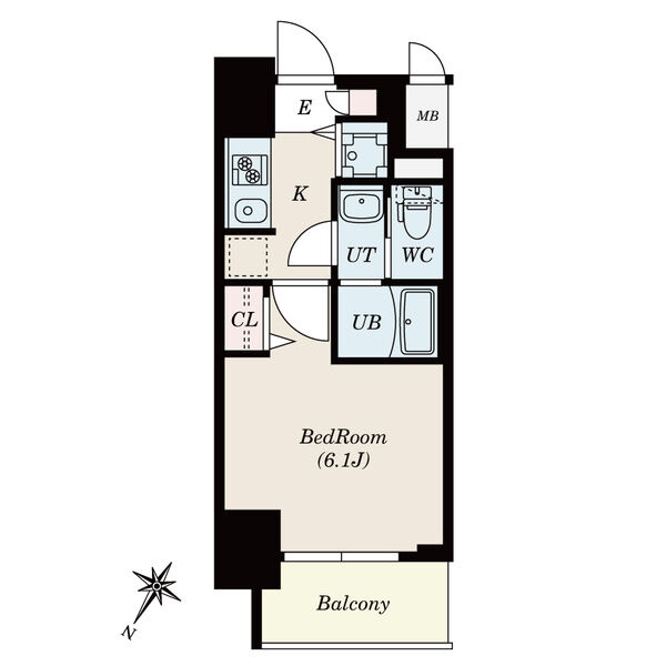 S-RESIDENCE一社の間取り