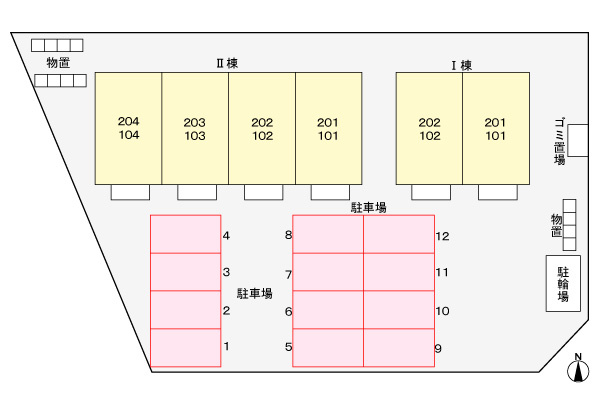 ベルーナ　Ⅰの駐車場|駐車場