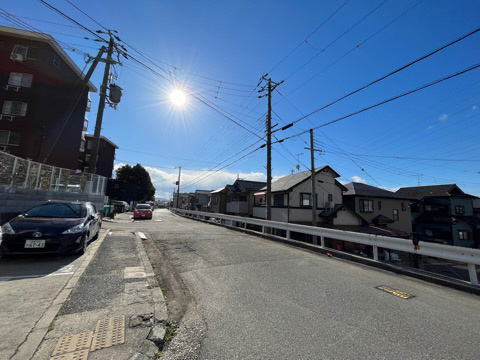 高津橋農住団地A棟の展望