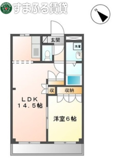 【間取り】 | ディアコーポSUZUKI　西尾市吉良町