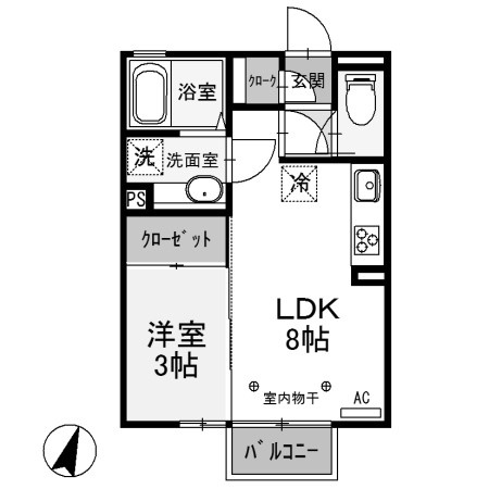 【間取り】 | ブルーサファイアA