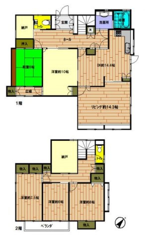 浄明寺　住環境良好な戸建の間取り