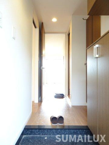 熊本市中央区出水４丁目のアパートの玄関