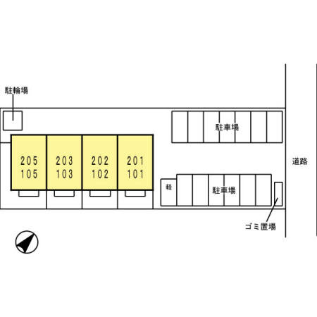 セジュール ココア　　刈谷市の賃貸ならクラスホーム刈谷店の駐車場