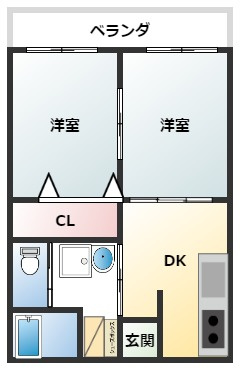 Fマンションの間取り