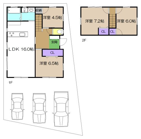 【間取り】 | （商談中）新築住宅　高知市鴨部①