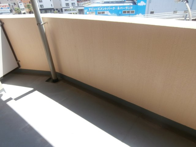 クレールノースヒルズのバルコニー