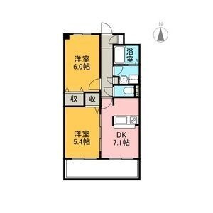 メイプル青山Aの間取り