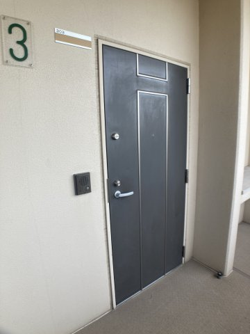 メイプル青山Aの玄関