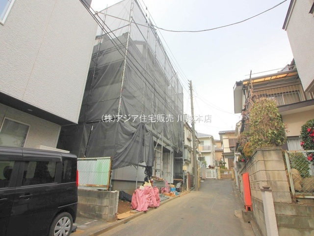 月々９万円台～　新築戸建　ふじみ野市富士見台第1期の前面道路含む現地写真|北東側4.0ｍ位置指定道路
