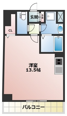 レジデンスh忍町の間取り