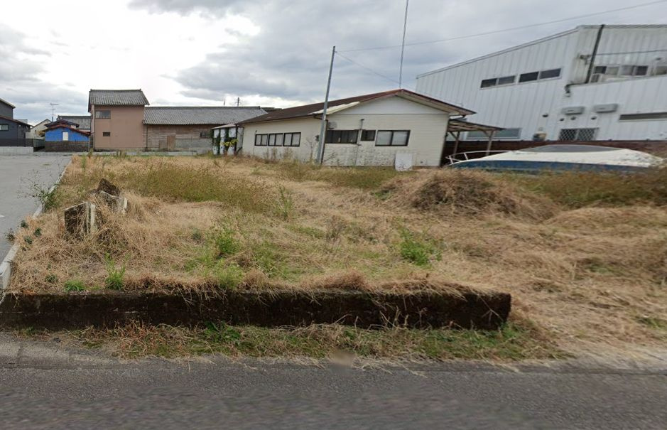 都城市上水流町の売地の外観