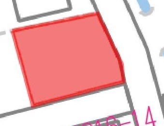 西条市早川土地【133】44.17坪の土地図
