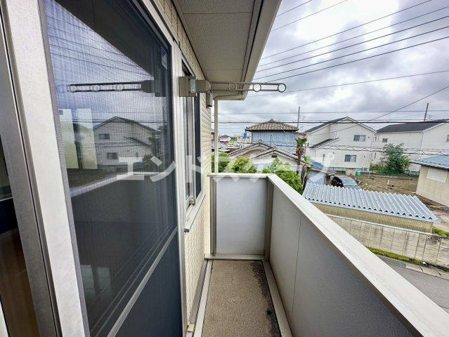 マーシュ　Ⅱのバルコニー|高崎、前橋のお部屋探しはエンドスケープまで！お客様の理想お聞かせ下さい♪