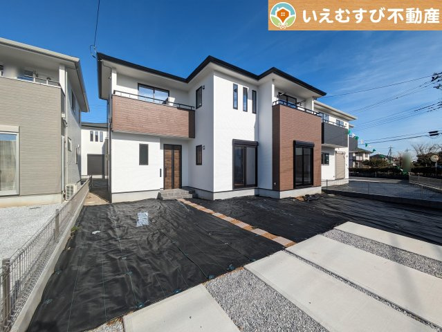 上里町神保原町1期の外観|洗練された外観デザインでゆとりの生活
