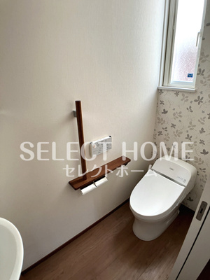 【トイレ】 | 横落竹ノ花戸建 | 清潔感のあるトイレです