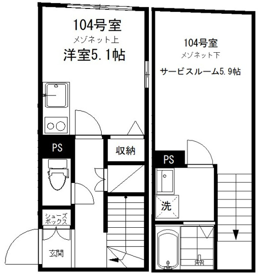 【間取り】 | 代々幡Base