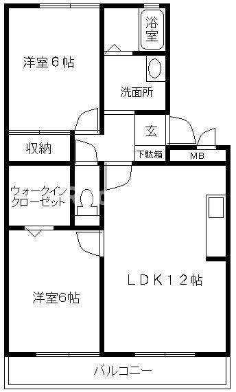 サンコミュニティ　ノースの間取り