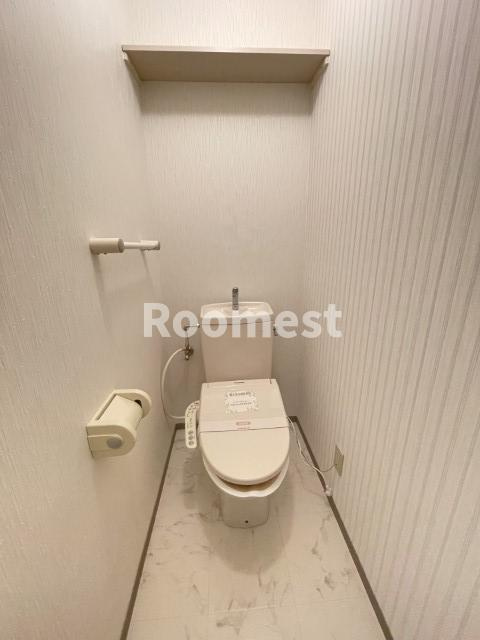 サンコミュニティ　ノースのトイレ|落ち着いた色調のトイレです