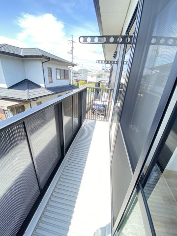 ハイツヒナタのバルコニー|陽当たり良好なバルコニーです