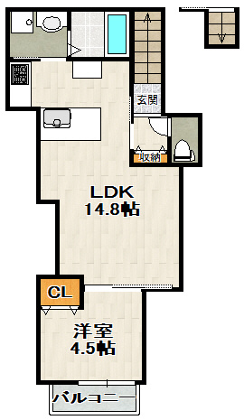 中山荘園LOHAUSⅡの間取り