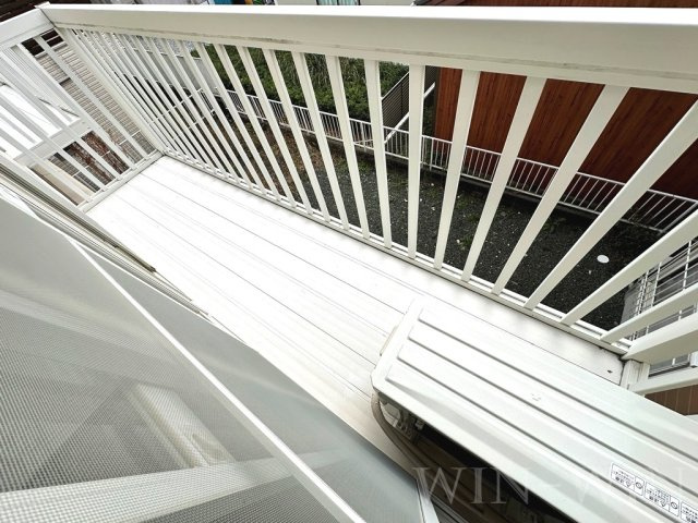 ウイングコート向山 Bのバルコニー