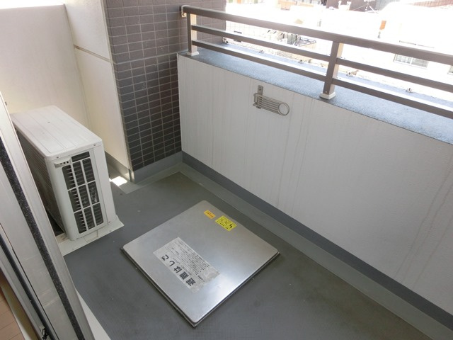 メロディア新北野のバルコニー