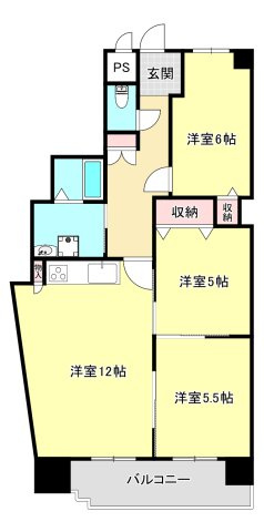 【間取り】 | ルミナス甲南
