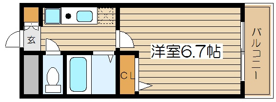 ファインコート新梅田の間取り
