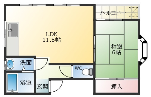 【間取り】 | セントヒル藤井寺