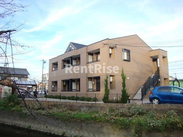 江南市布袋町西のアパートのエントランス|外観写真その他2