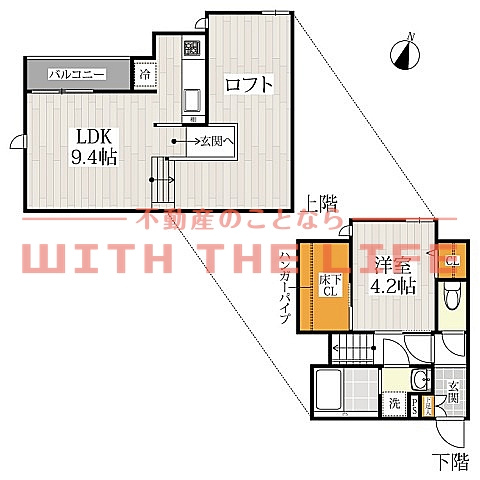 CB鳥栖シエント【キャッシュバック対象】の間取り