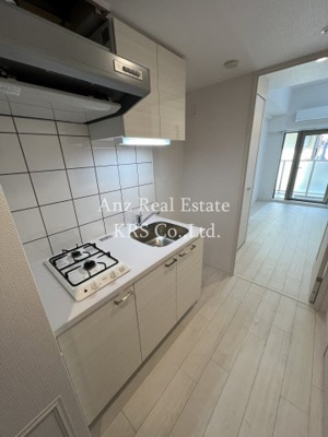 【キッチン】 | エスリード阿波座プライムコート | 2口ガスコンロ！お料理しやすいシステムキッチンです♪