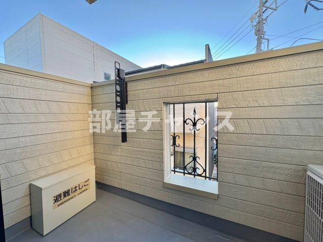 Bliss中村日赤のバルコニー