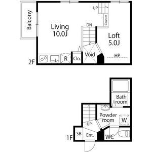 Bliss中村日赤の間取り