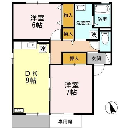 【間取り】 | セピアコートB棟