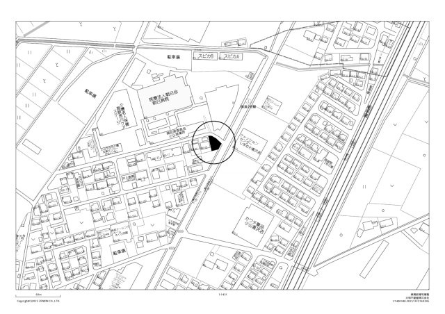 小山市喜沢　オフィス大和パート1の地図
